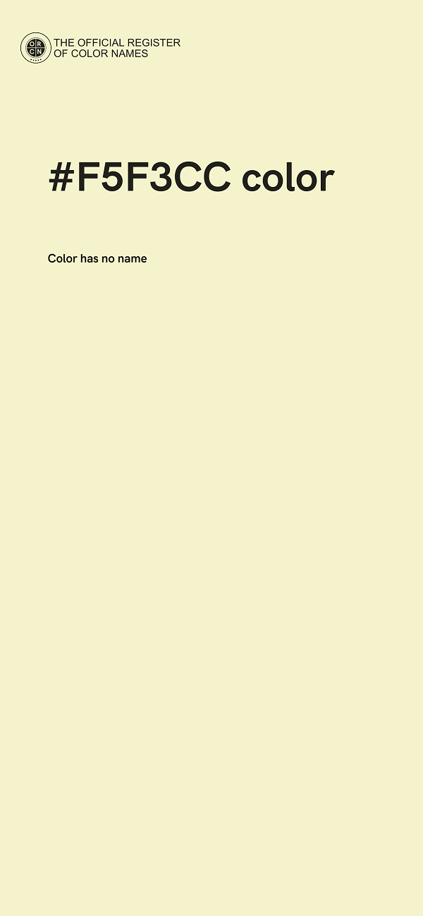 #F5F3CC color image