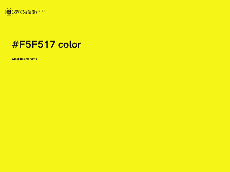 #F5F517 color image