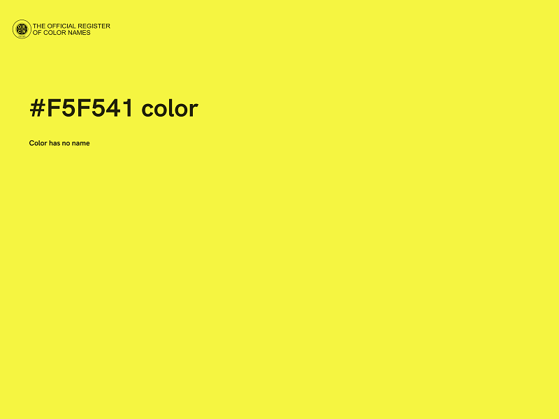 #F5F541 color image