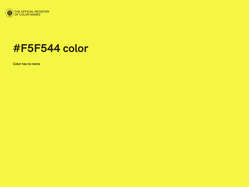 #F5F544 color image