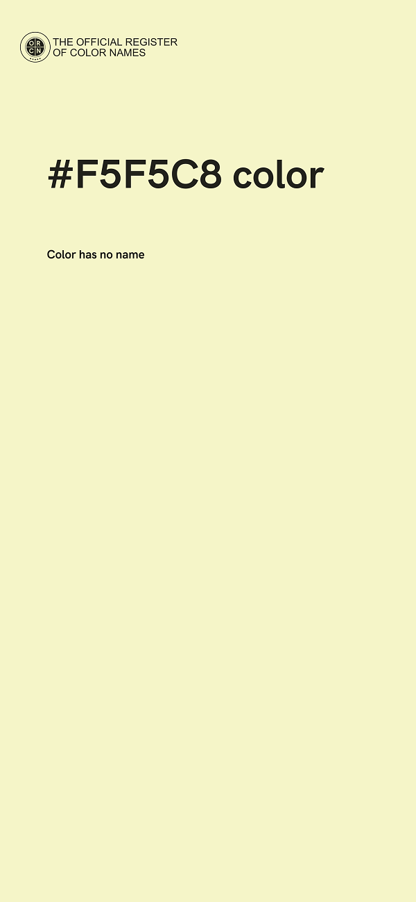 #F5F5C8 color image