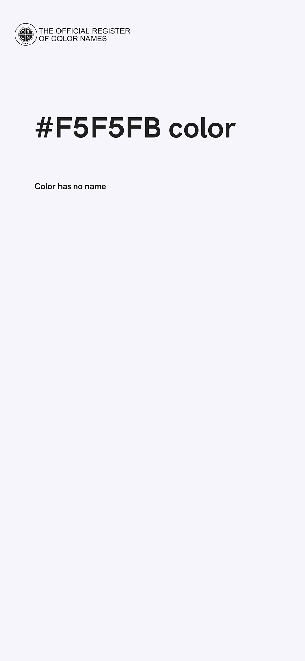 #F5F5FB color image