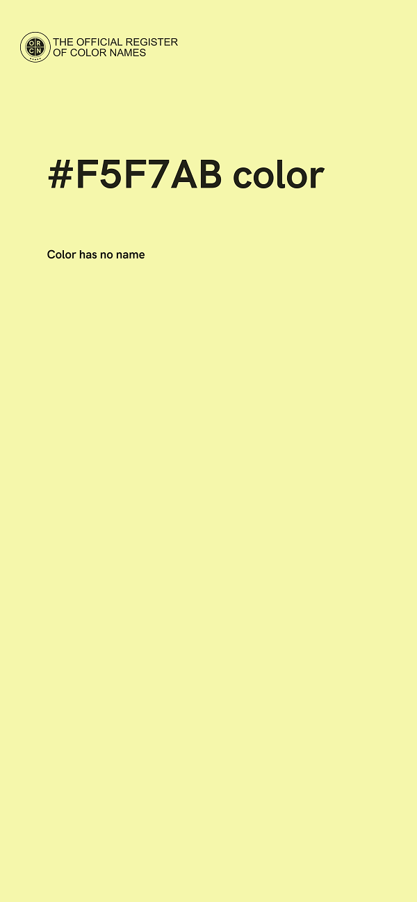#F5F7AB color image