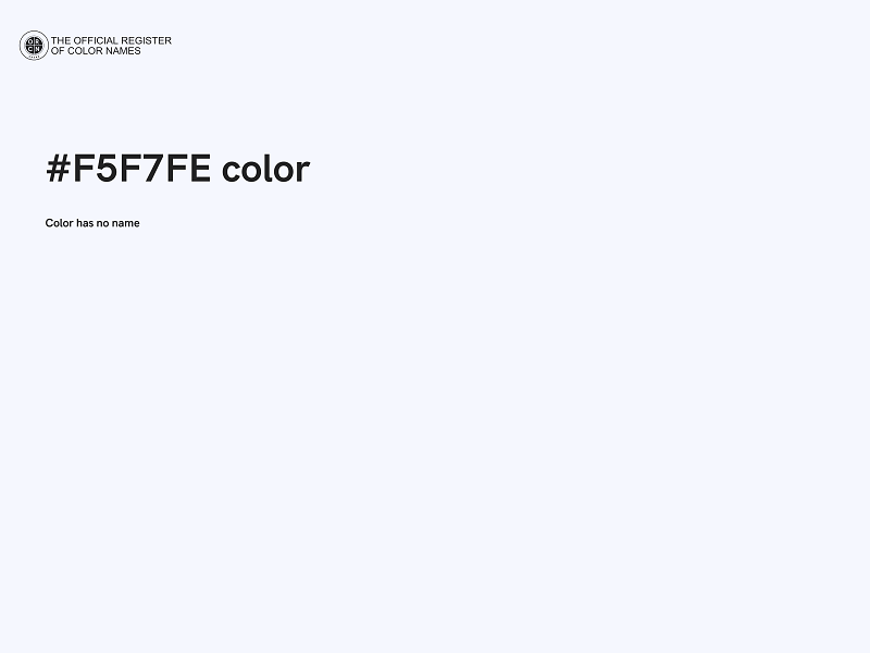 #F5F7FE color image