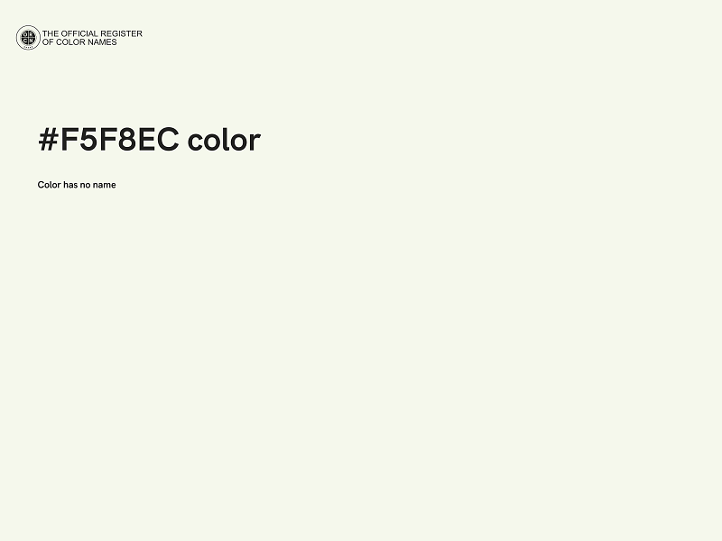 #F5F8EC color image