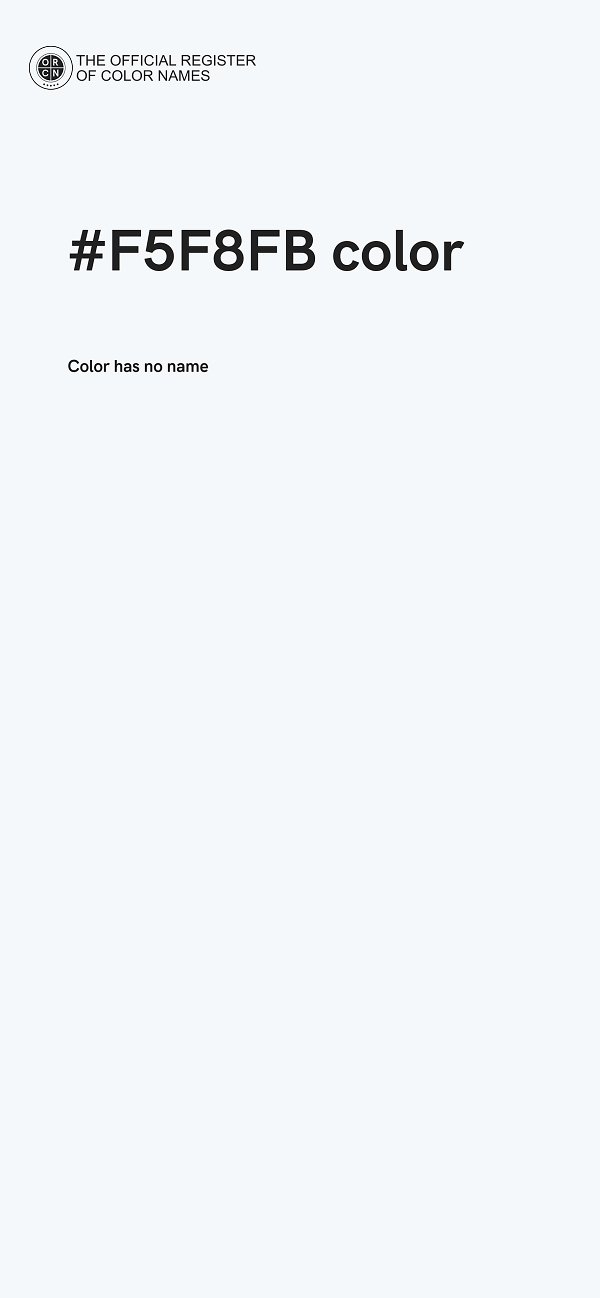 #F5F8FB color image