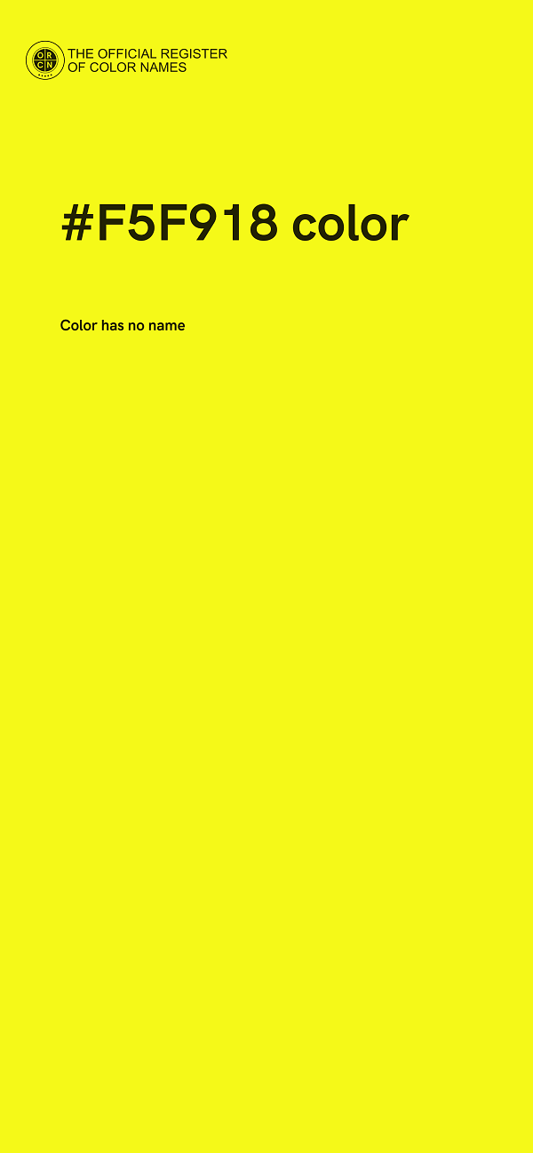 #F5F918 color image