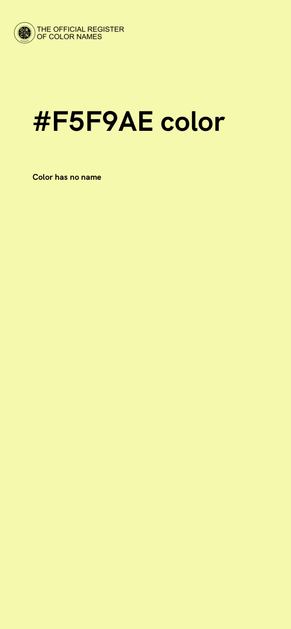 #F5F9AE color image