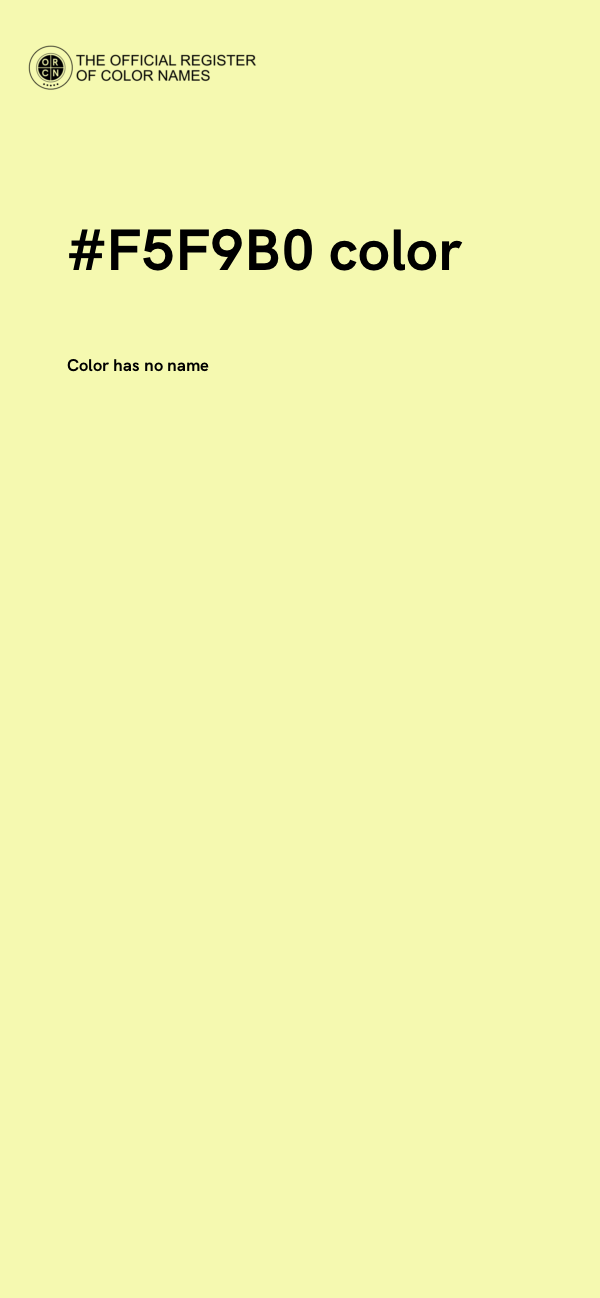 #F5F9B0 color image