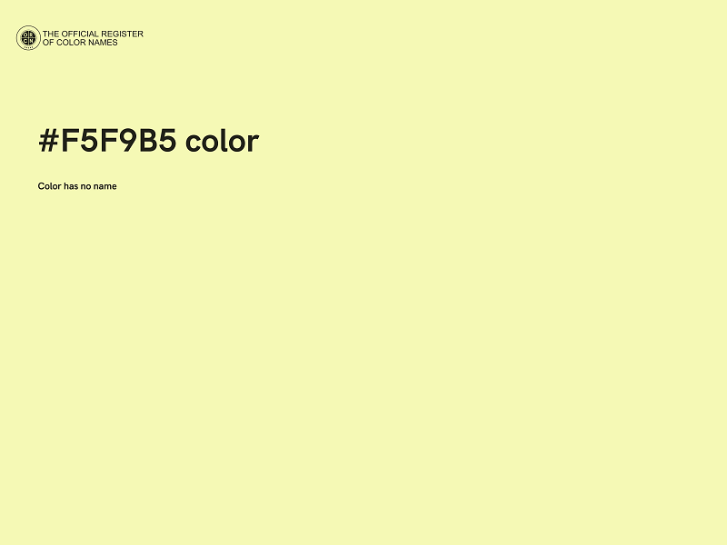 #F5F9B5 color image