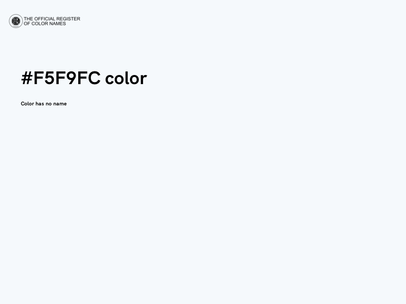 #F5F9FC color image
