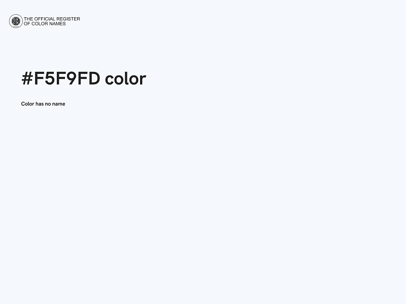 #F5F9FD color image