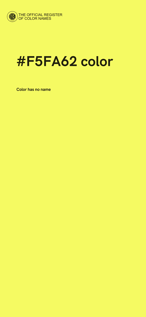#F5FA62 color image