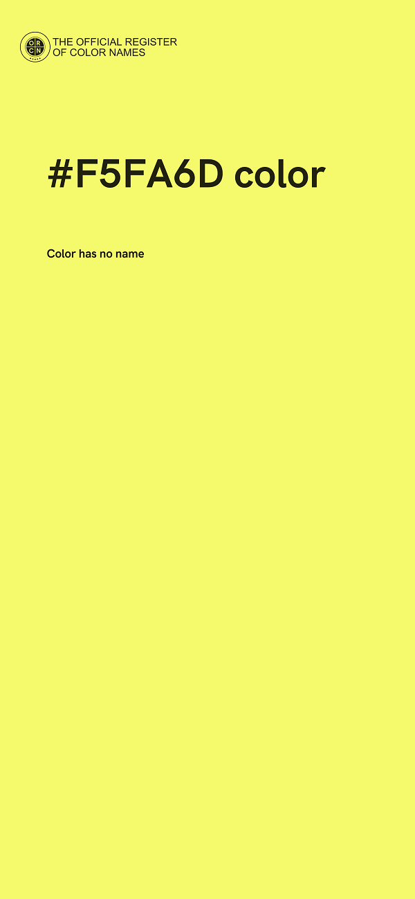 #F5FA6D color image
