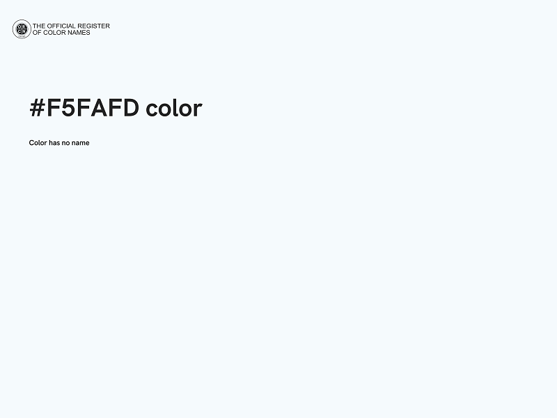 #F5FAFD color image