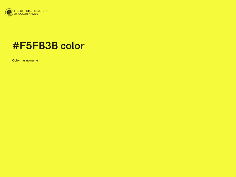 #F5FB3B color image