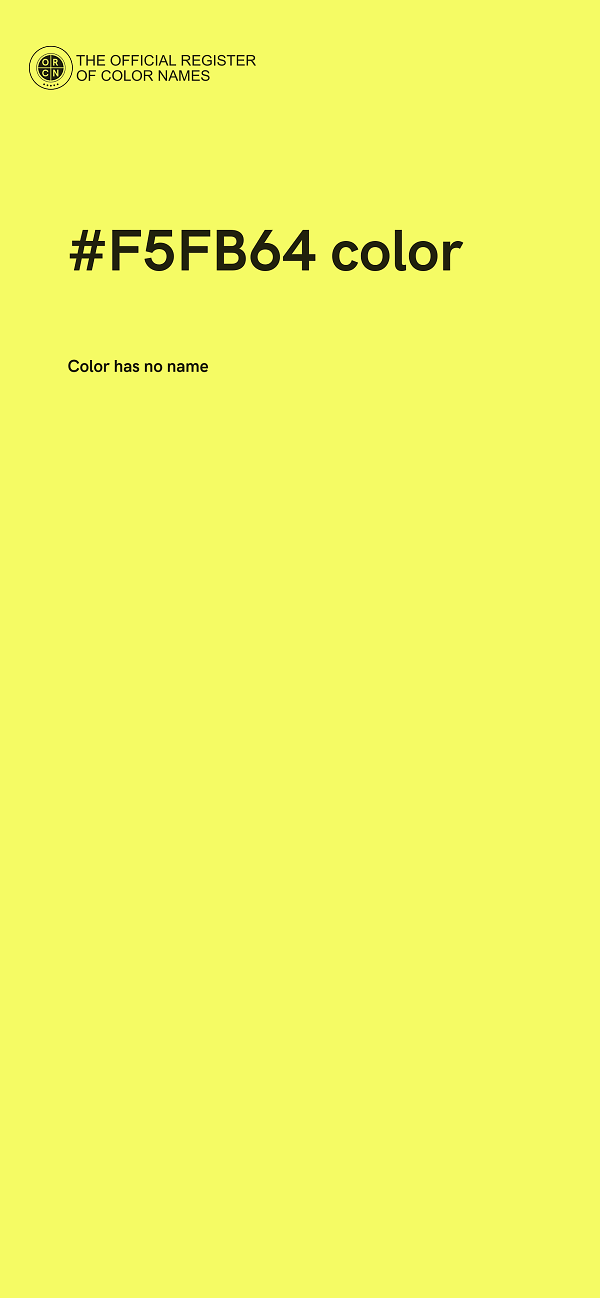 #F5FB64 color image