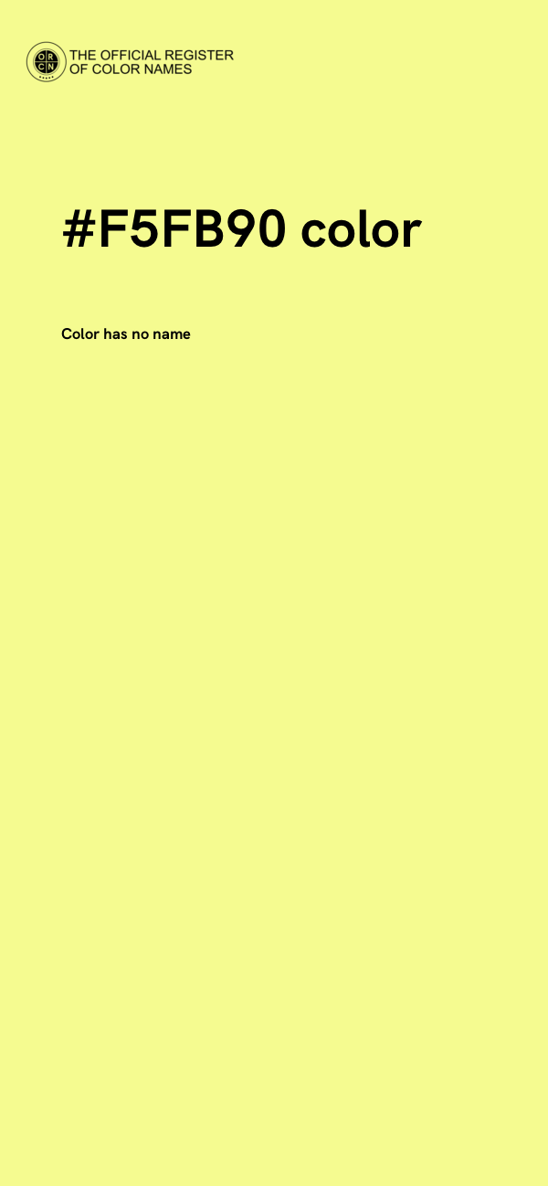 #F5FB90 color image