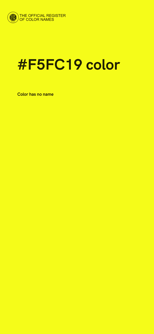 #F5FC19 color image