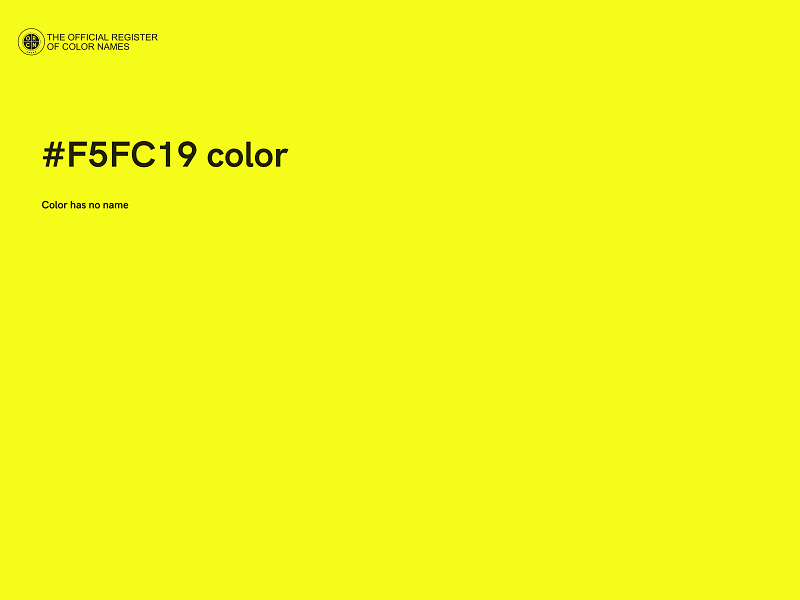 #F5FC19 color image