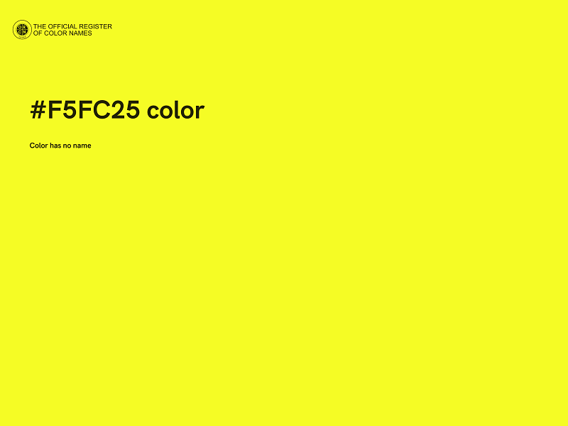 #F5FC25 color image