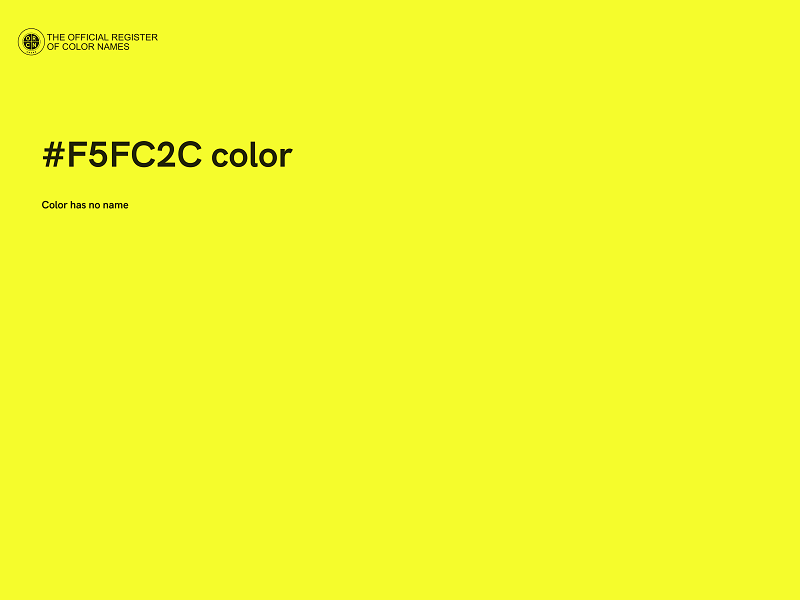 #F5FC2C color image