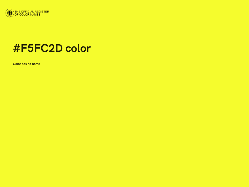 #F5FC2D color image