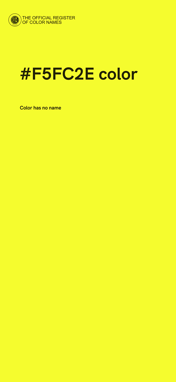 #F5FC2E color image