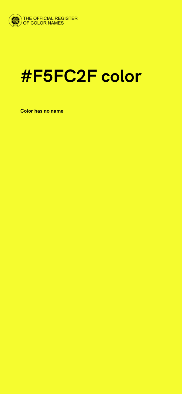 #F5FC2F color image