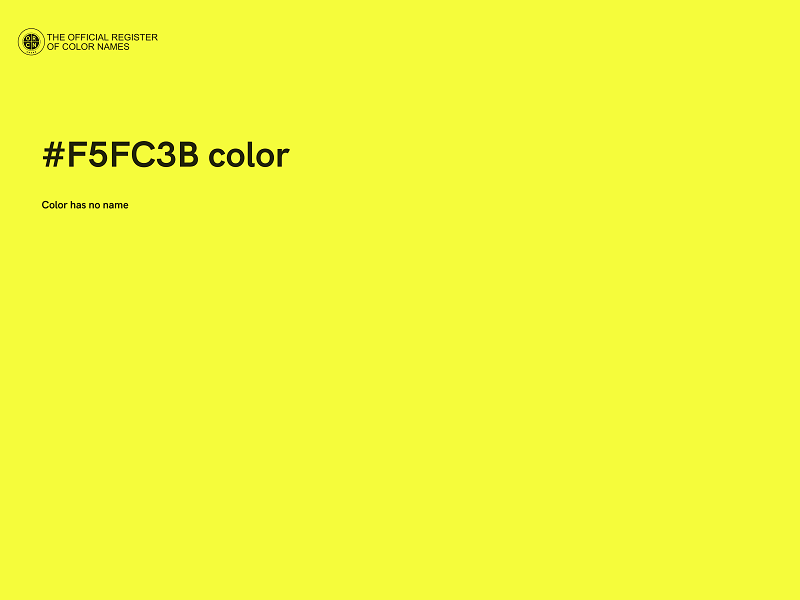 #F5FC3B color image