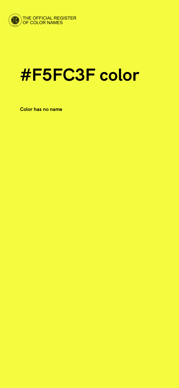 #F5FC3F color image