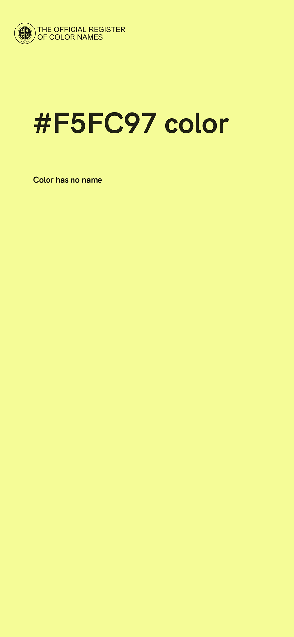 #F5FC97 color image