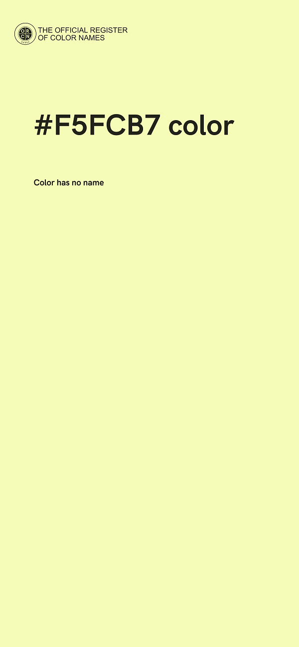 #F5FCB7 color image
