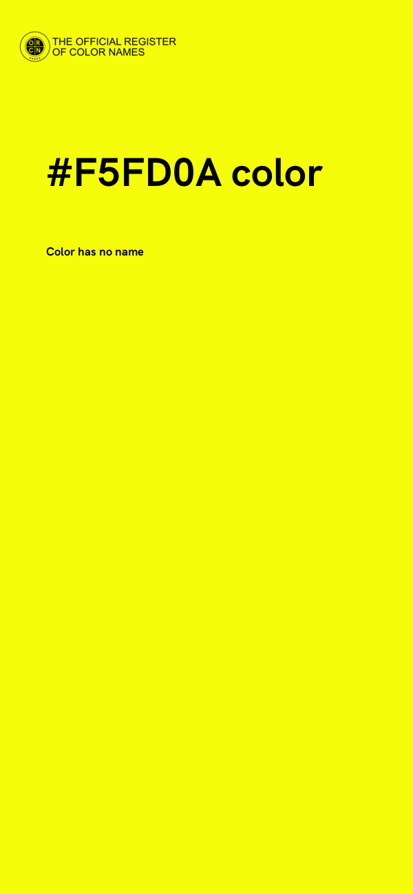 #F5FD0A color image