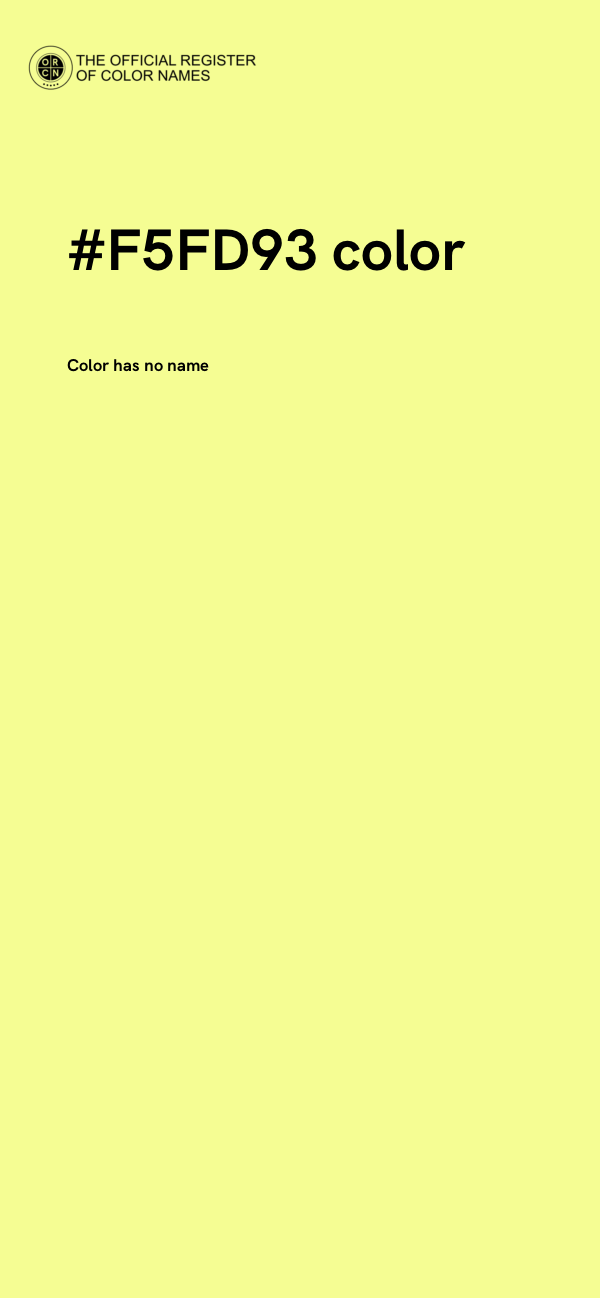 #F5FD93 color image