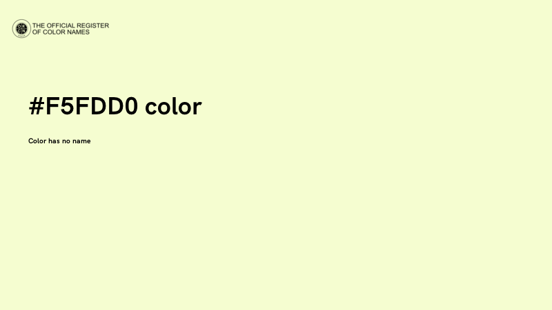 #F5FDD0 color image
