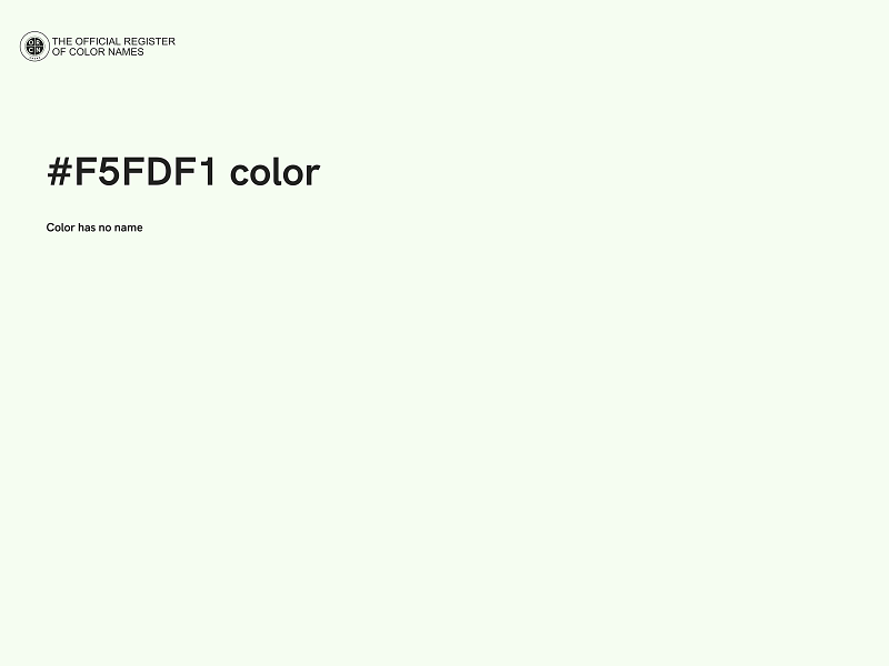 #F5FDF1 color image