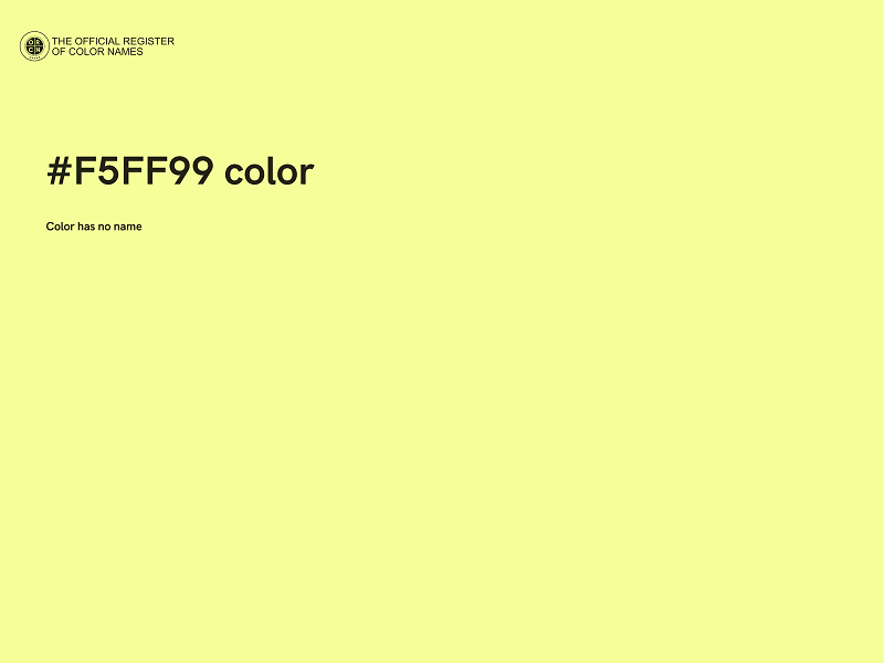 #F5FF99 color image