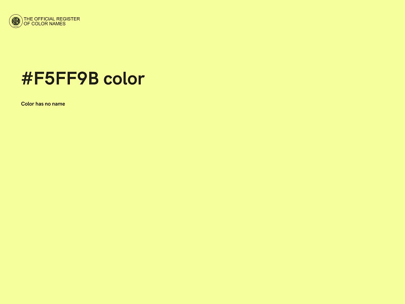 #F5FF9B color image