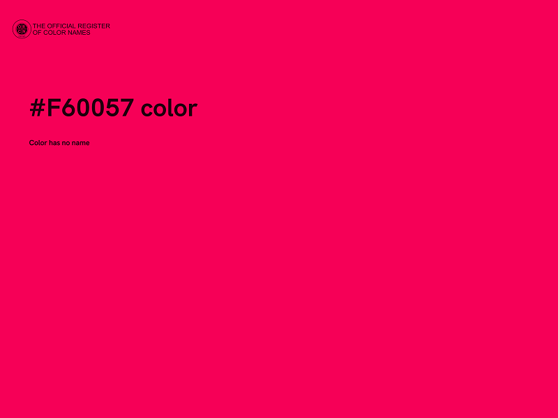 #F60057 color image