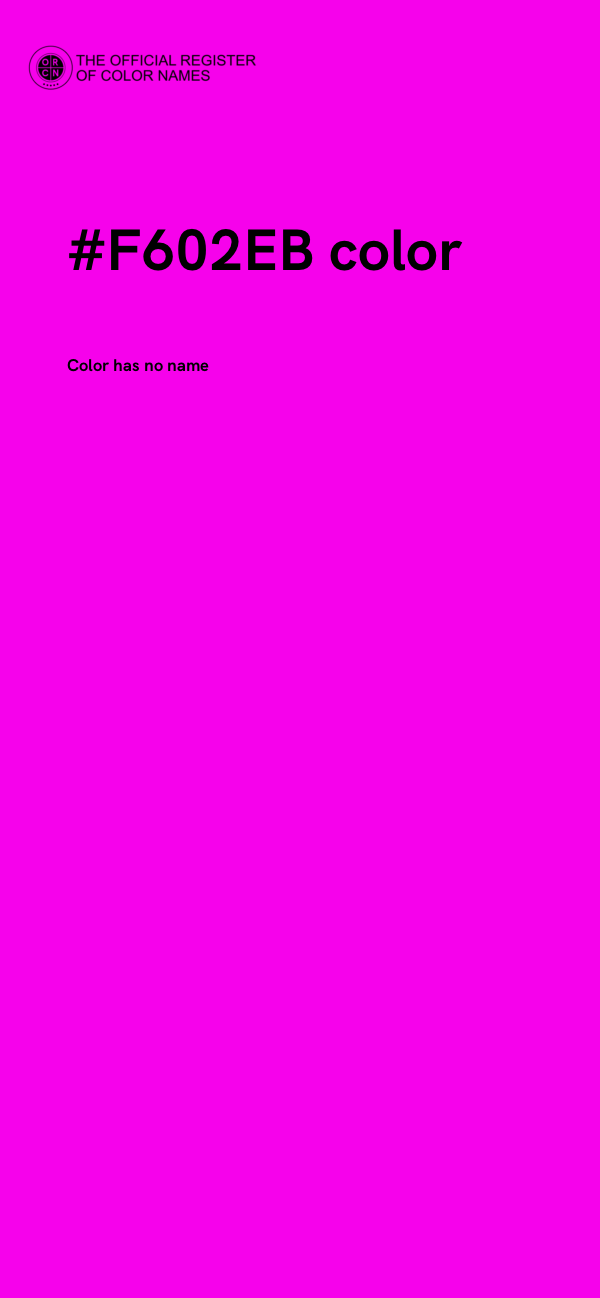 #F602EB color image