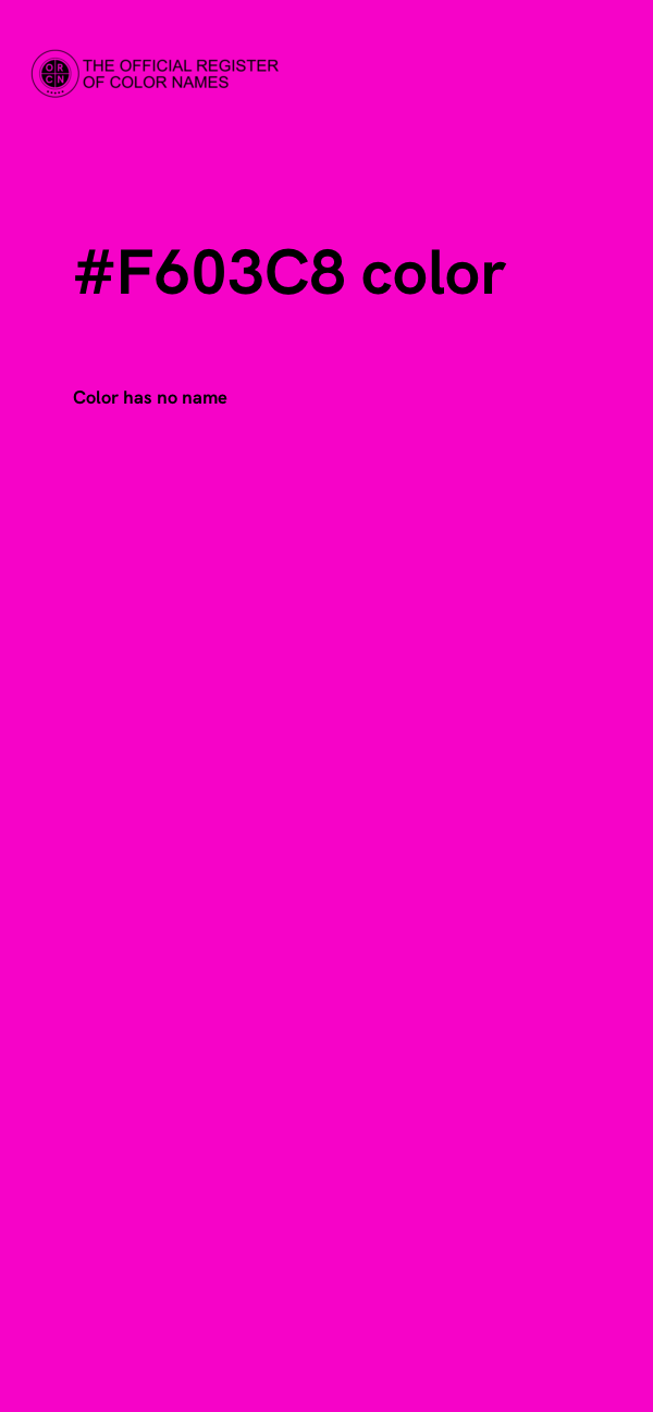 #F603C8 color image