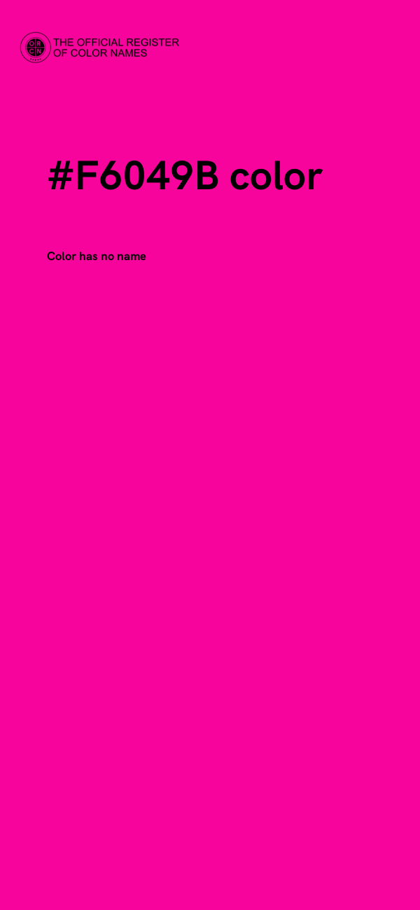 #F6049B color image