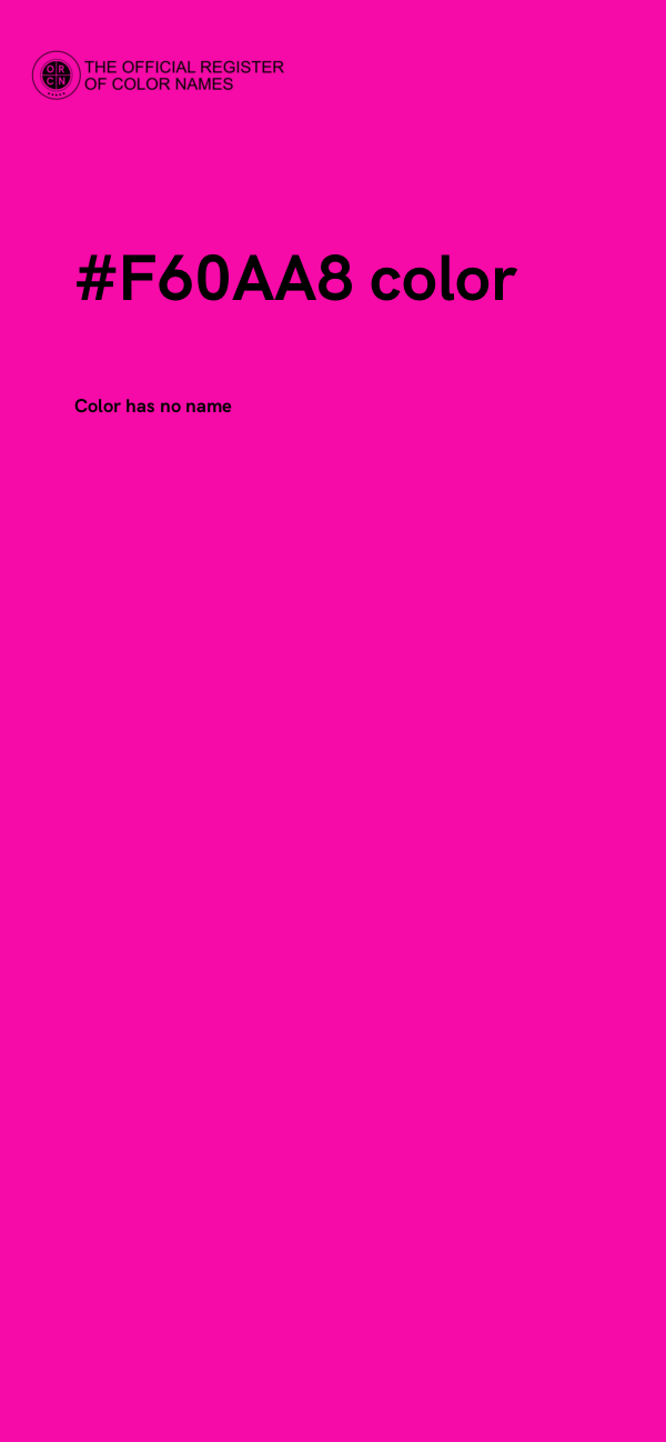 #F60AA8 color image