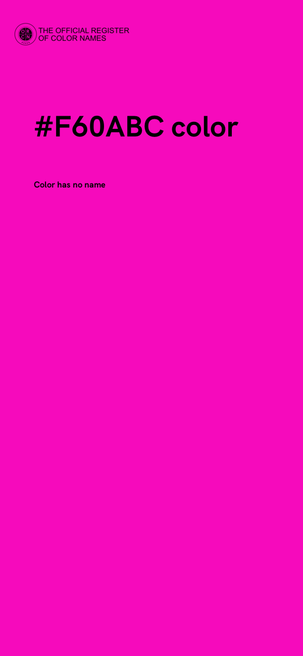 #F60ABC color image