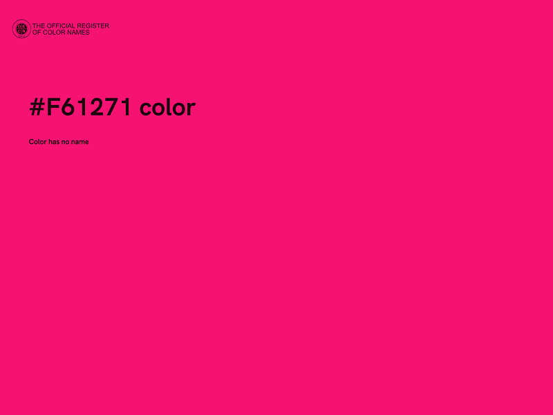 #F61271 color image