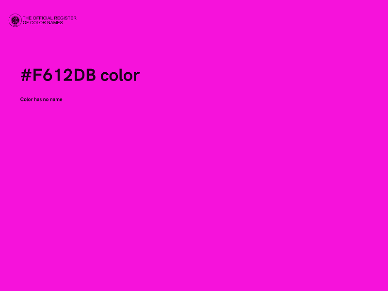 #F612DB color image