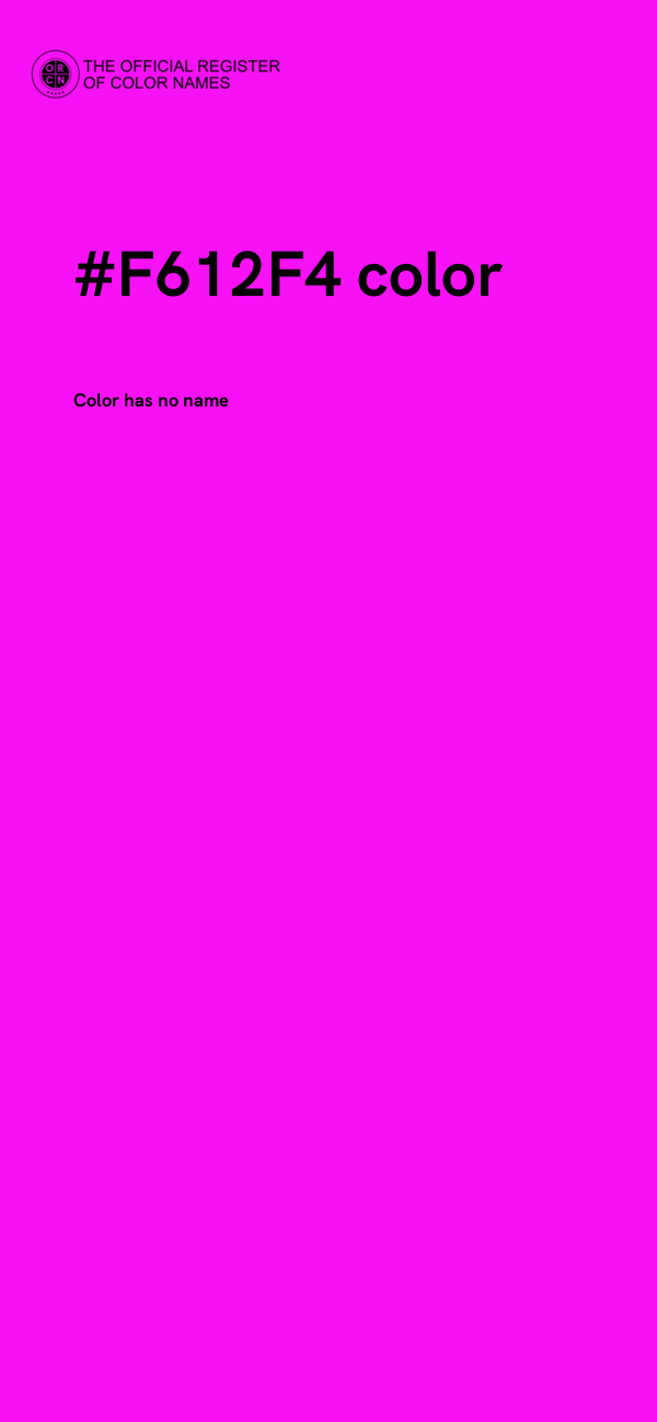 #F612F4 color image