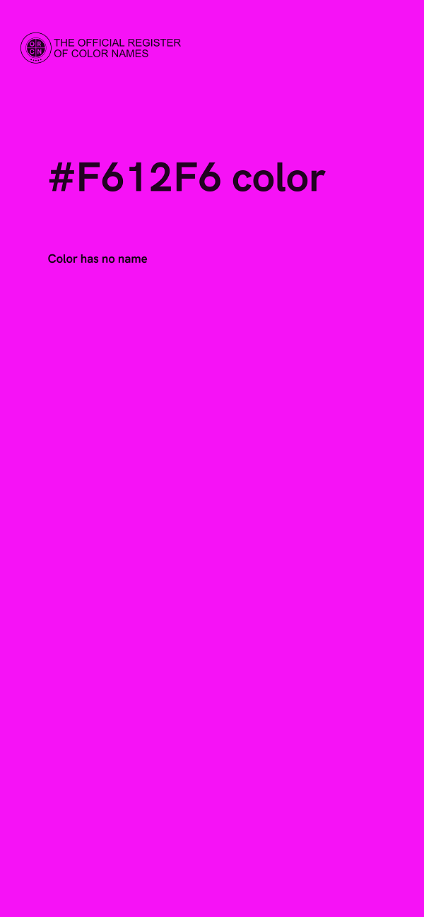 #F612F6 color image
