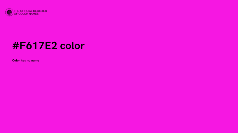 #F617E2 color image